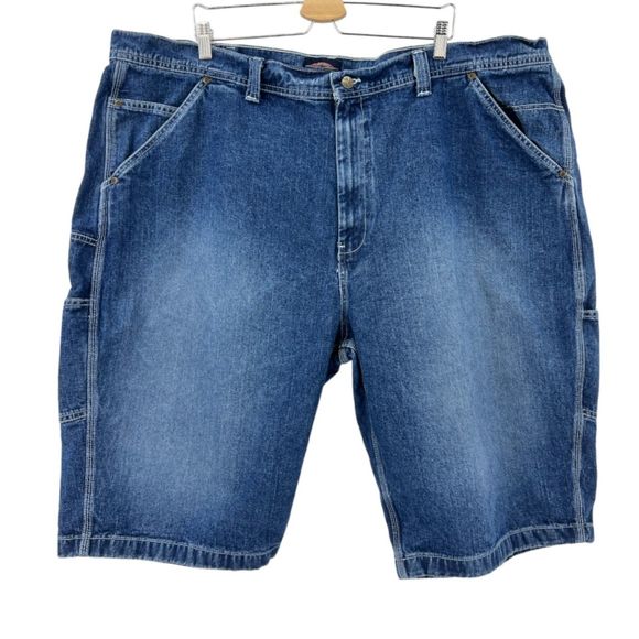 Men's Sz 52 Cargo Denim Shorts Grade A Jeans Big & Tall - Picture 3 of 8